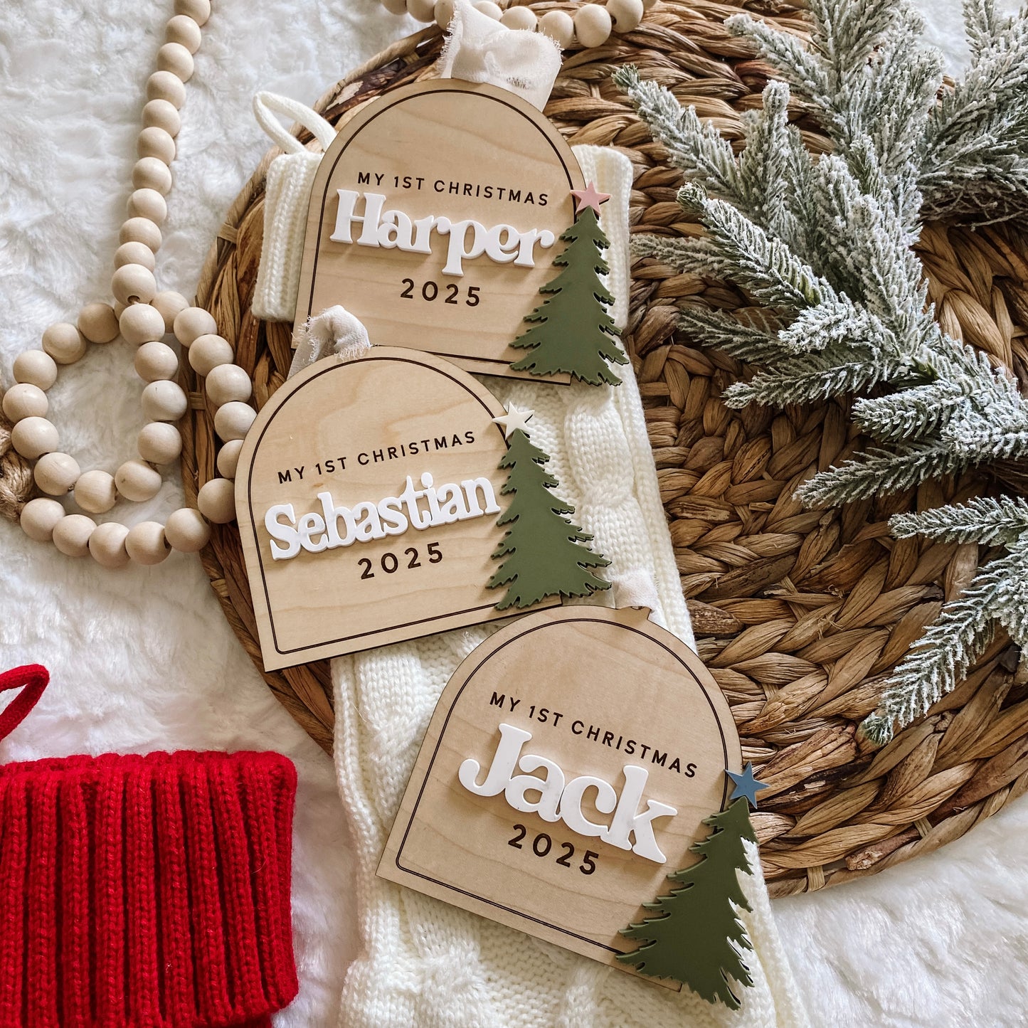 Baby’s 1st Christmas Ornament - Tree with Star