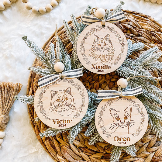 Custom Cat Breed Ornament