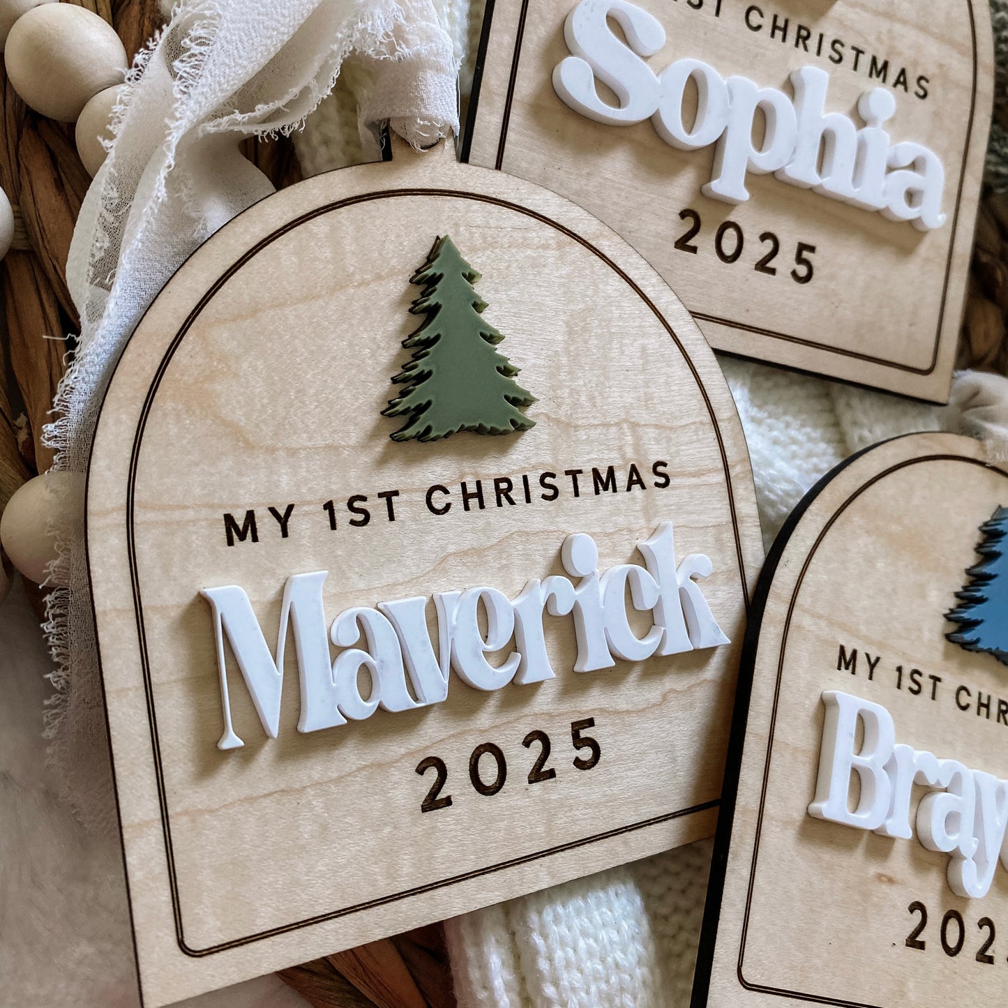 Baby’s 1st Christmas Ornament- Tree