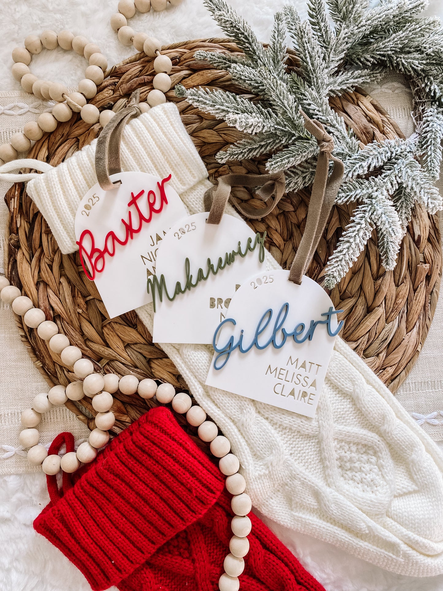 Custom Family Ornament - Acrylic Cutout