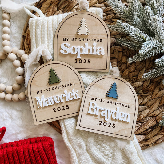 Baby’s 1st Christmas Ornament- Tree