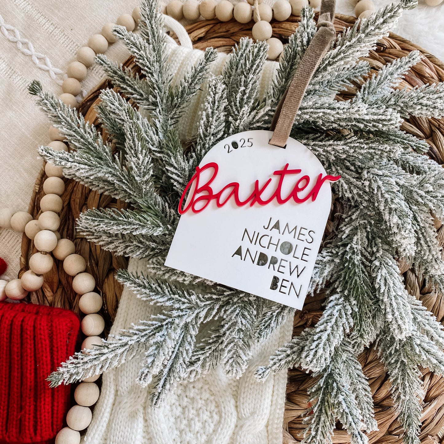 Custom Family Ornament - Acrylic Cutout