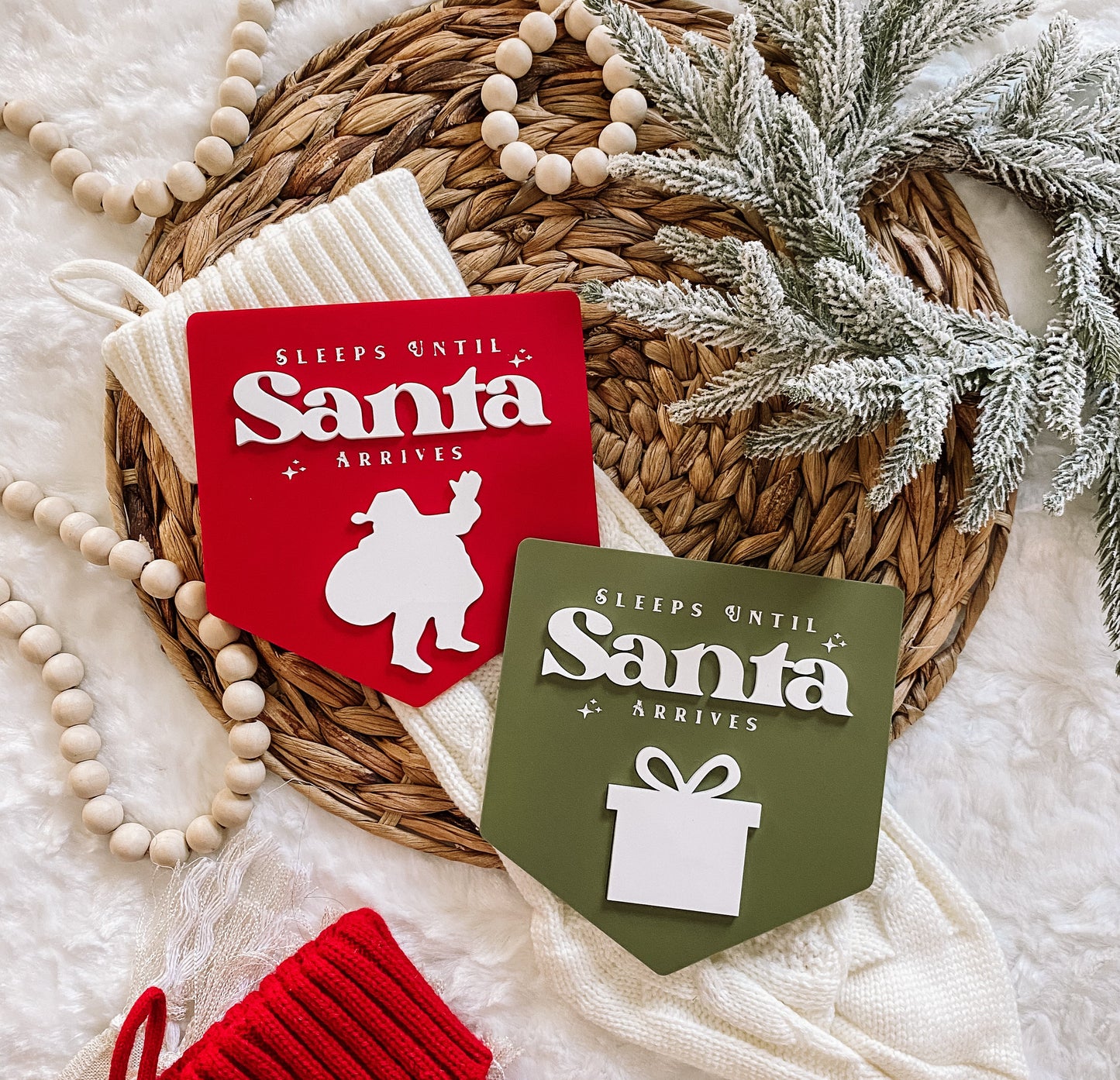 Sleeps Til Santa Comes Christmas Countdown