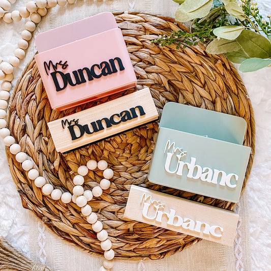 Custom Magnetic Dry Erase Marker Holder with Eraser
