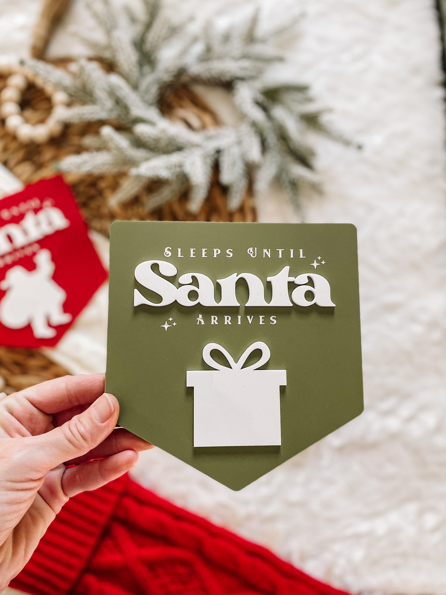 Sleeps Til Santa Comes Christmas Countdown