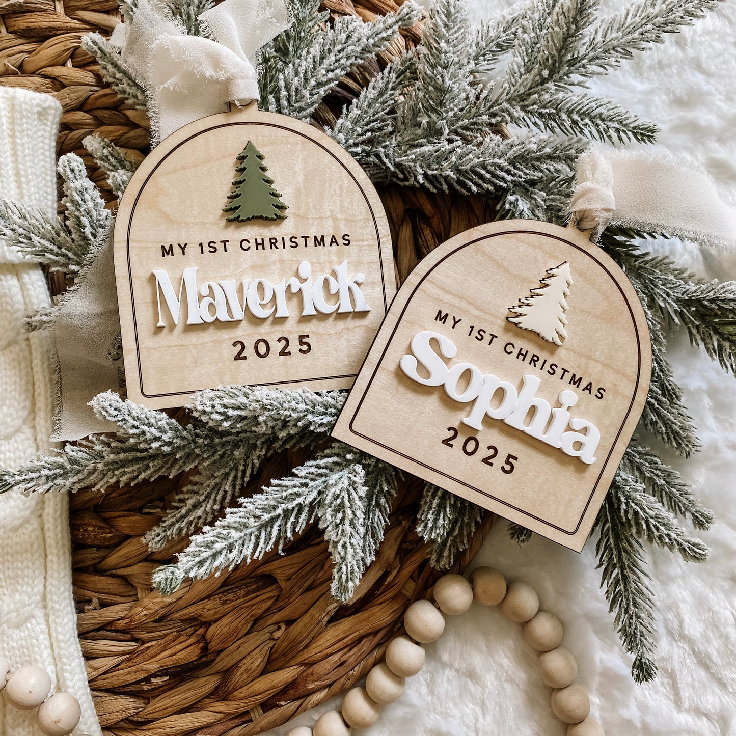 Baby’s 1st Christmas Ornament- Tree