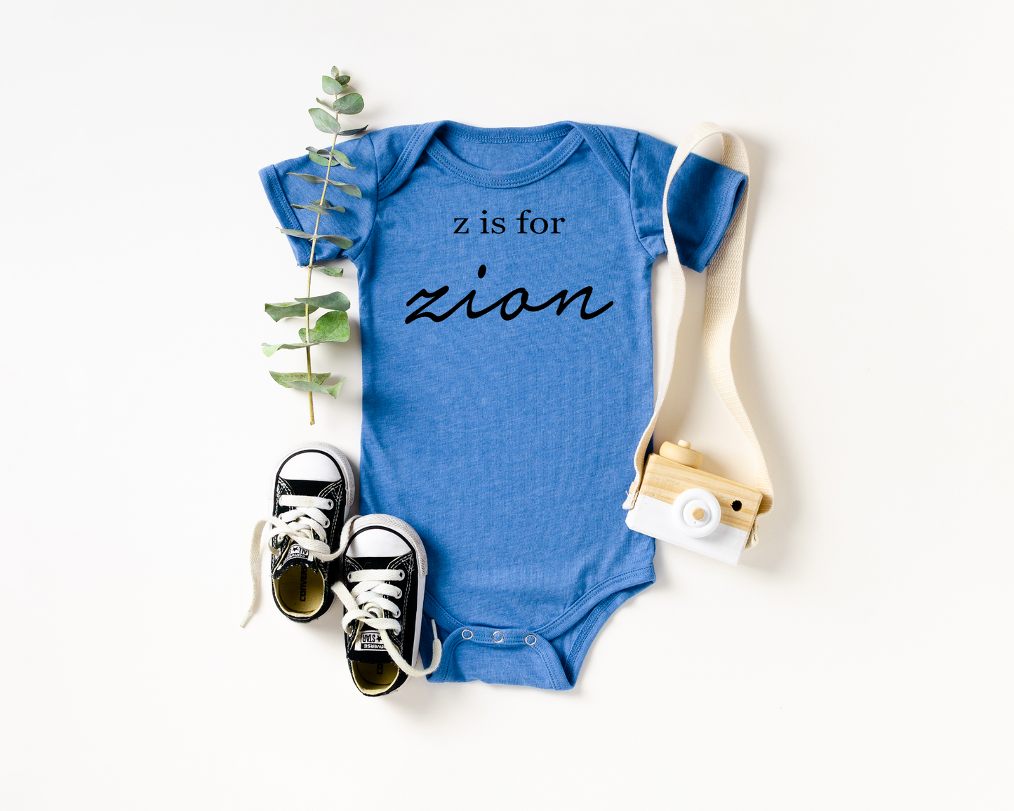 Cursive Lowercase Custom Name Onesie