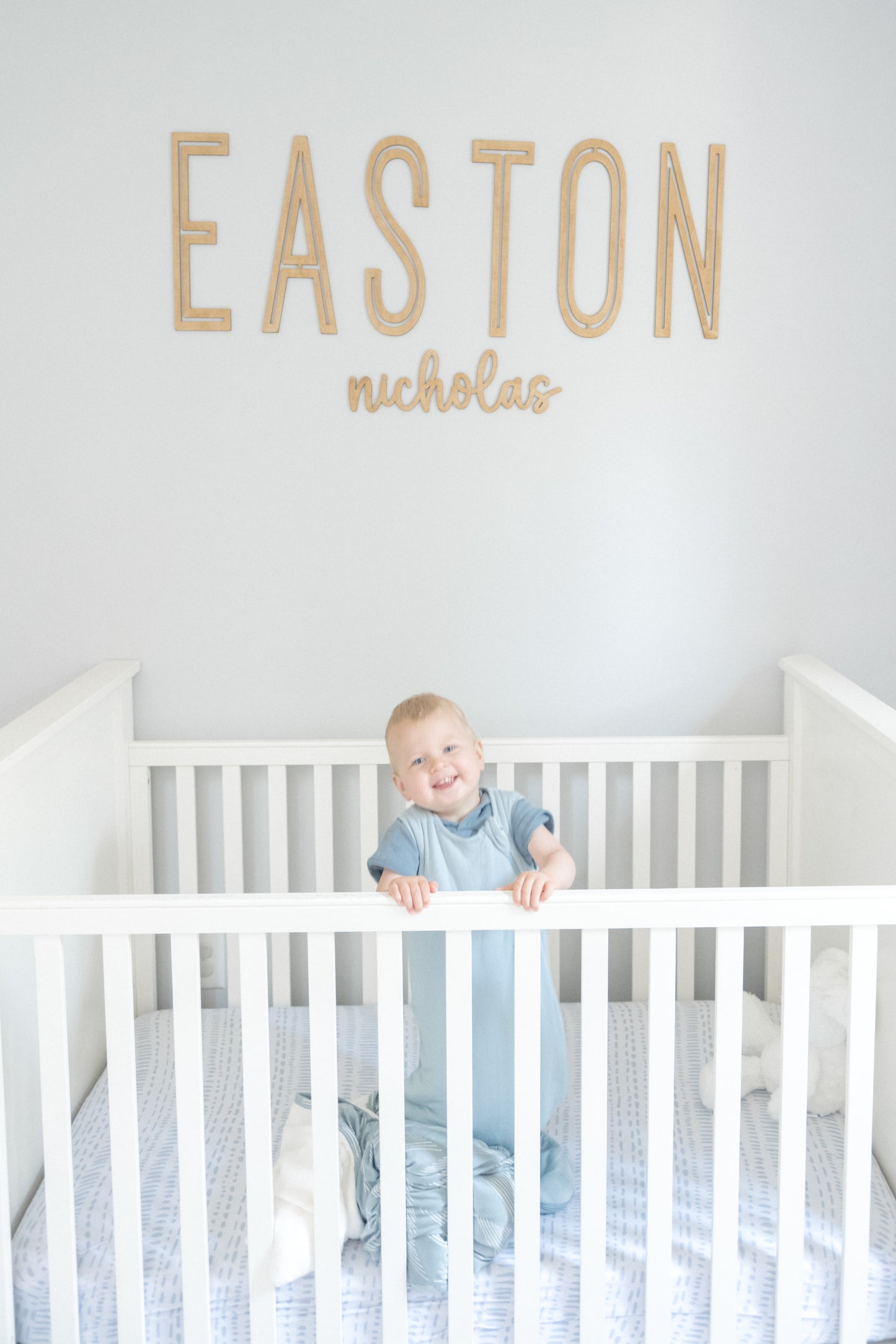 Large Free Hanging Custom Nursery Wall Sign