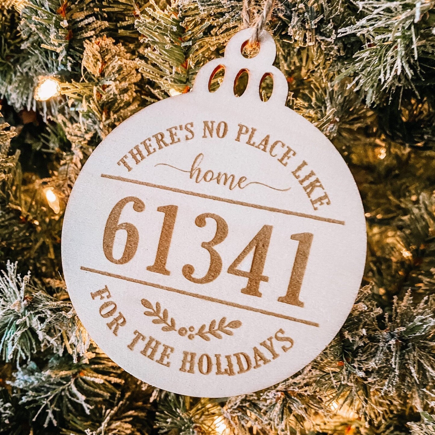 Custom Zipcode Ornament