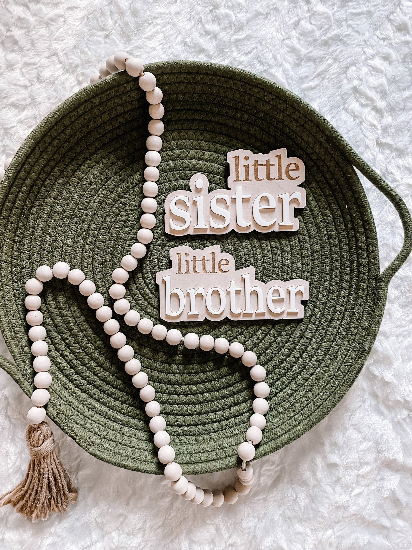 Little Brother/Little Sister Gender Reveal Sign