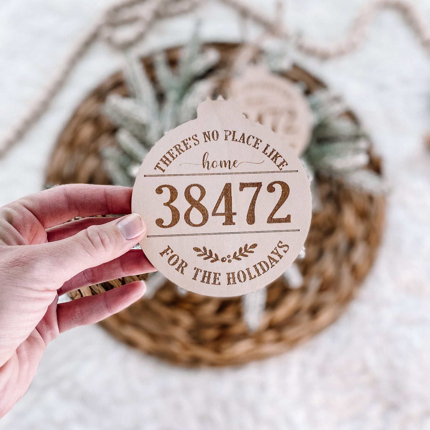 Custom Zipcode Ornament