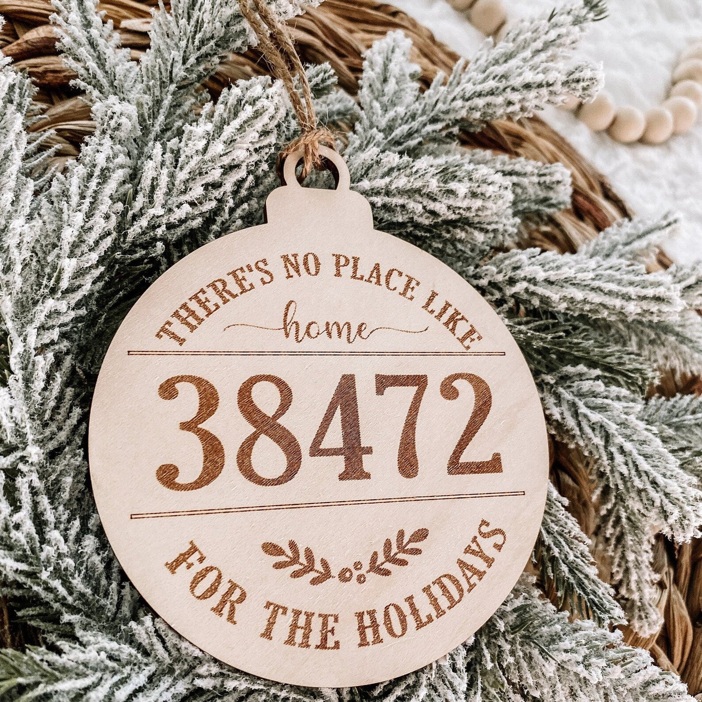 Custom Zipcode Ornament