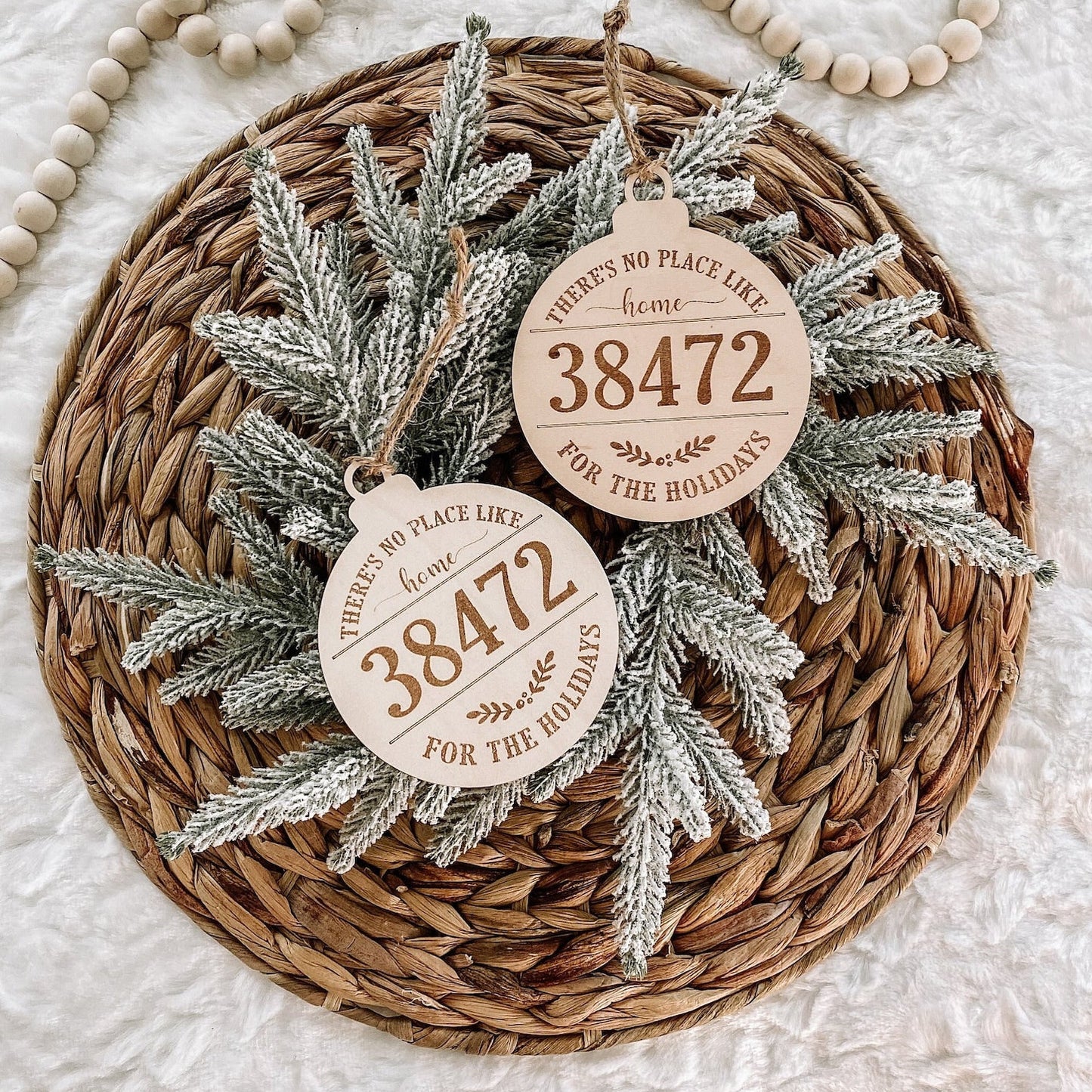 Custom Zipcode Ornament