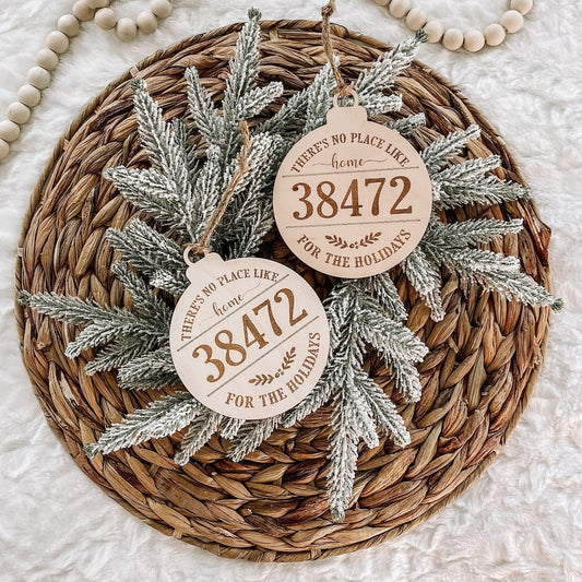 Custom Zipcode Ornament