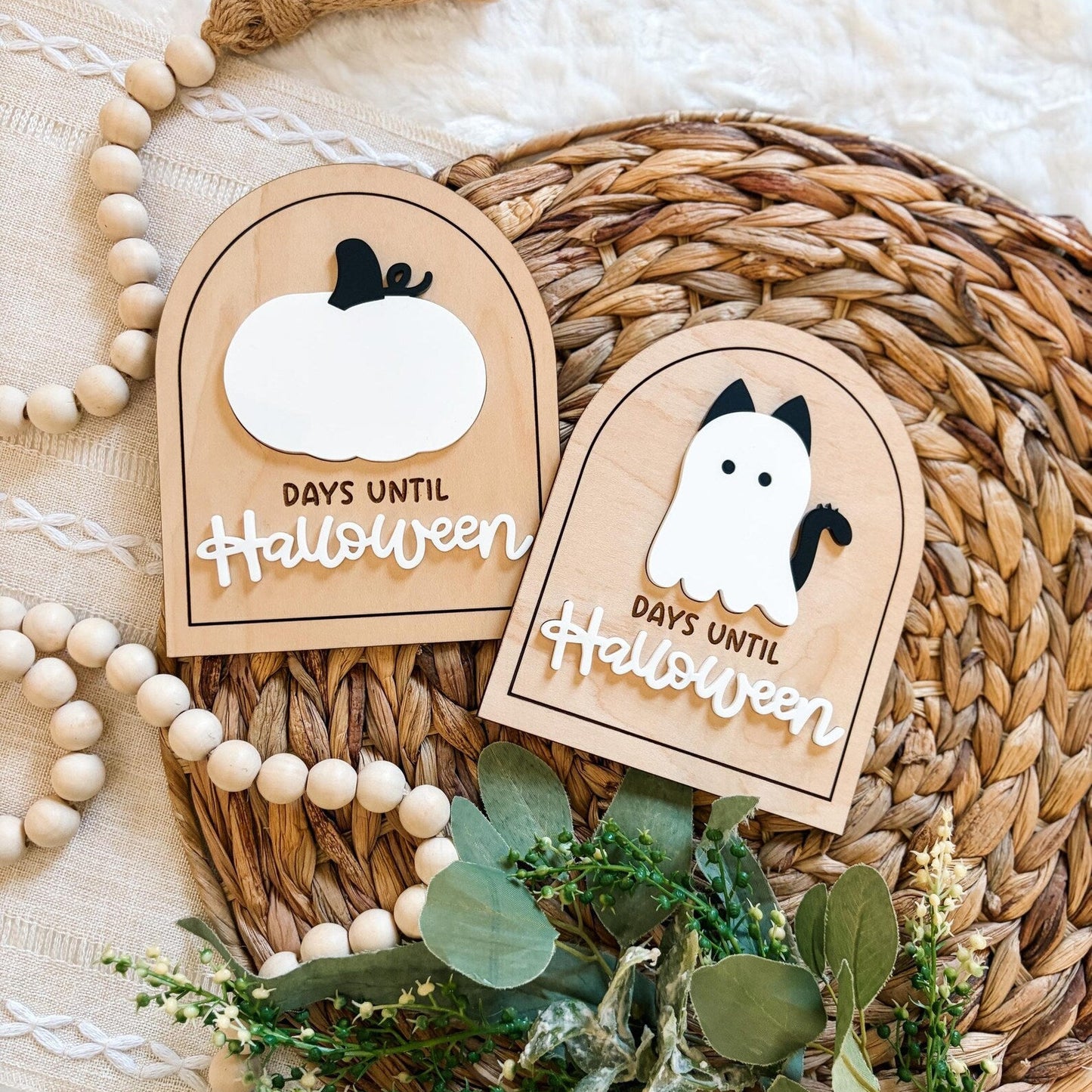 Days Until Halloween - Dry Erase Countdown Sign
