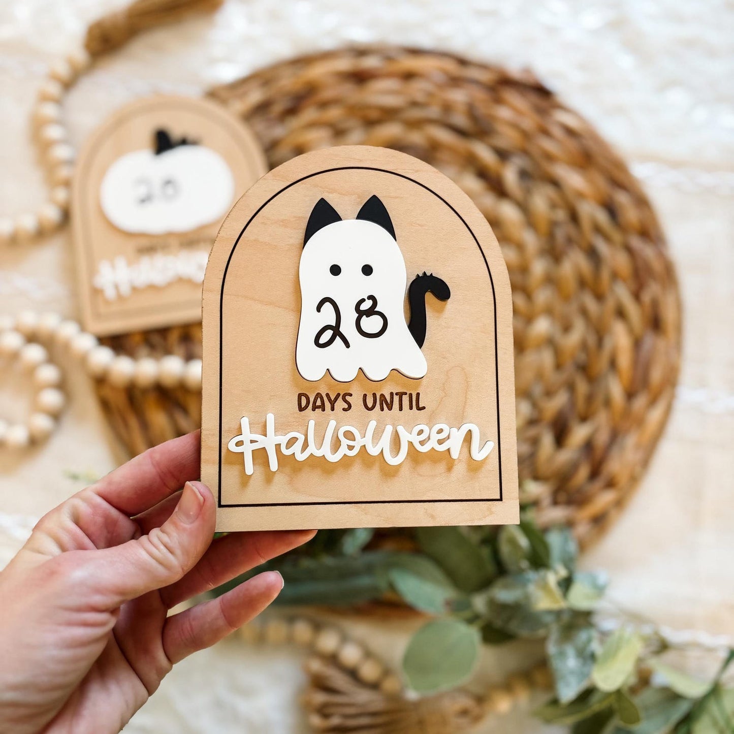 Days Until Halloween - Dry Erase Countdown Sign