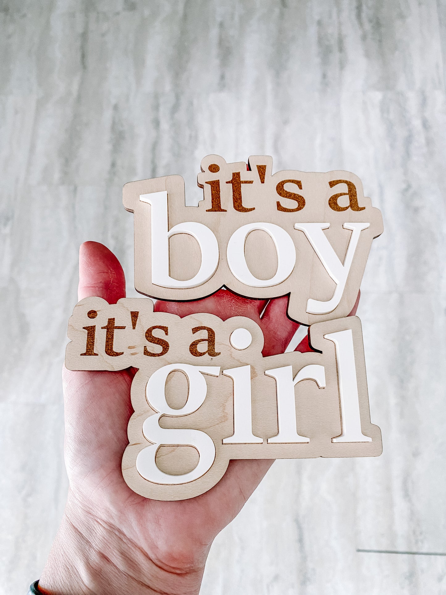 It's a Boy/Girl Gender Reveal Sign