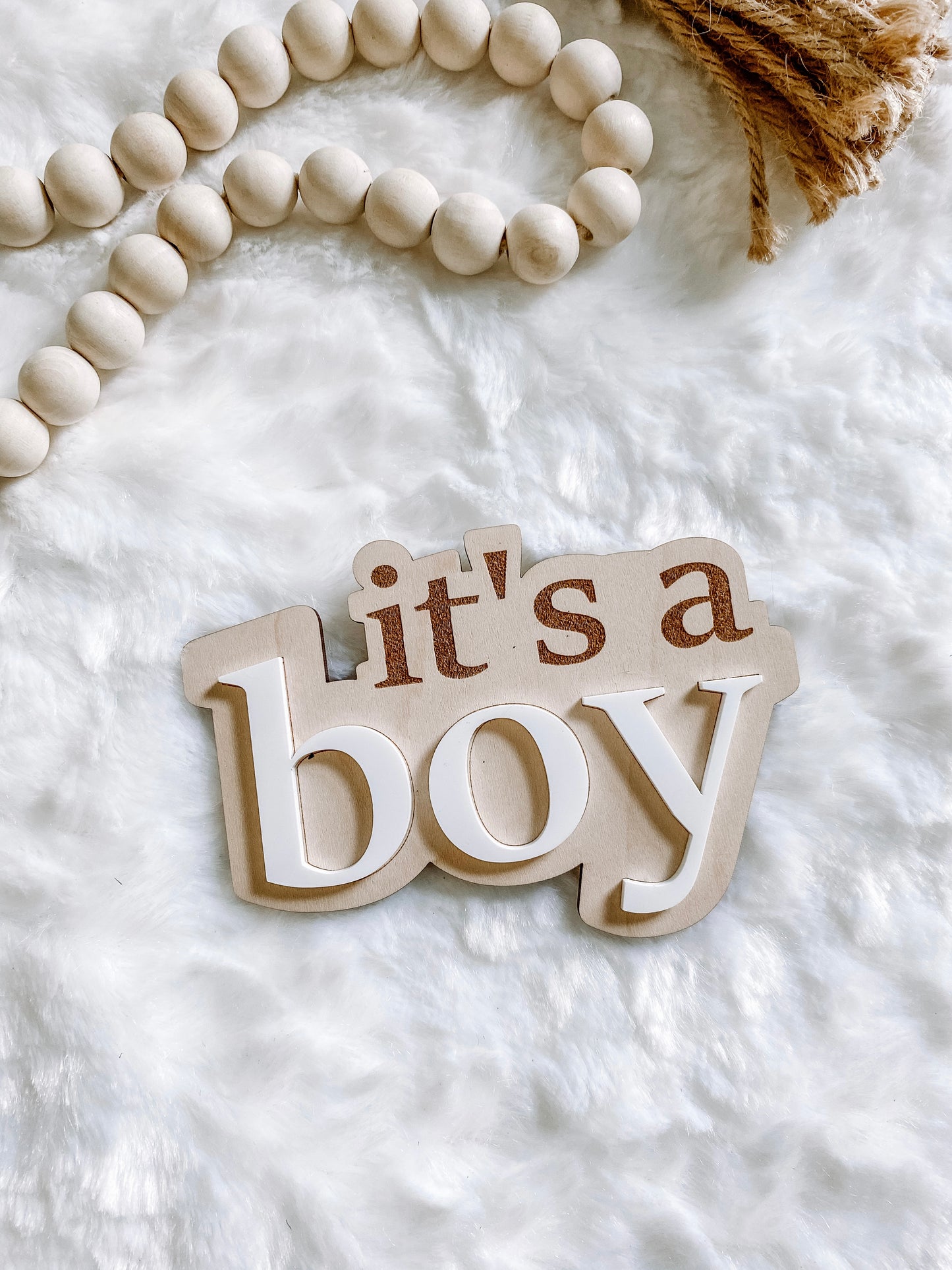 It's a Boy/Girl Gender Reveal Sign