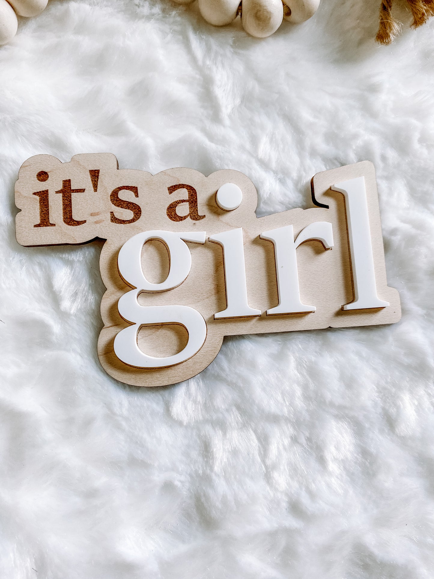 It's a Boy/Girl Gender Reveal Sign