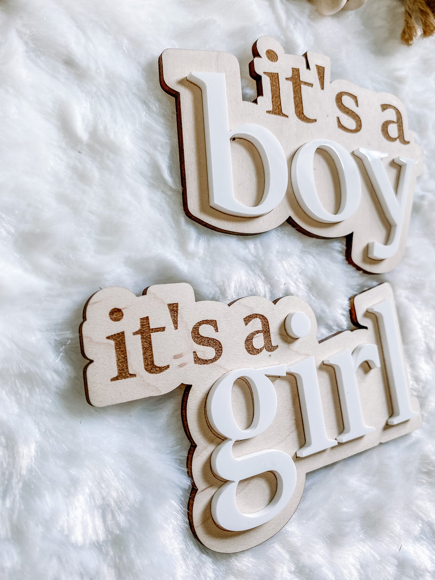 It's a Boy/Girl Gender Reveal Sign