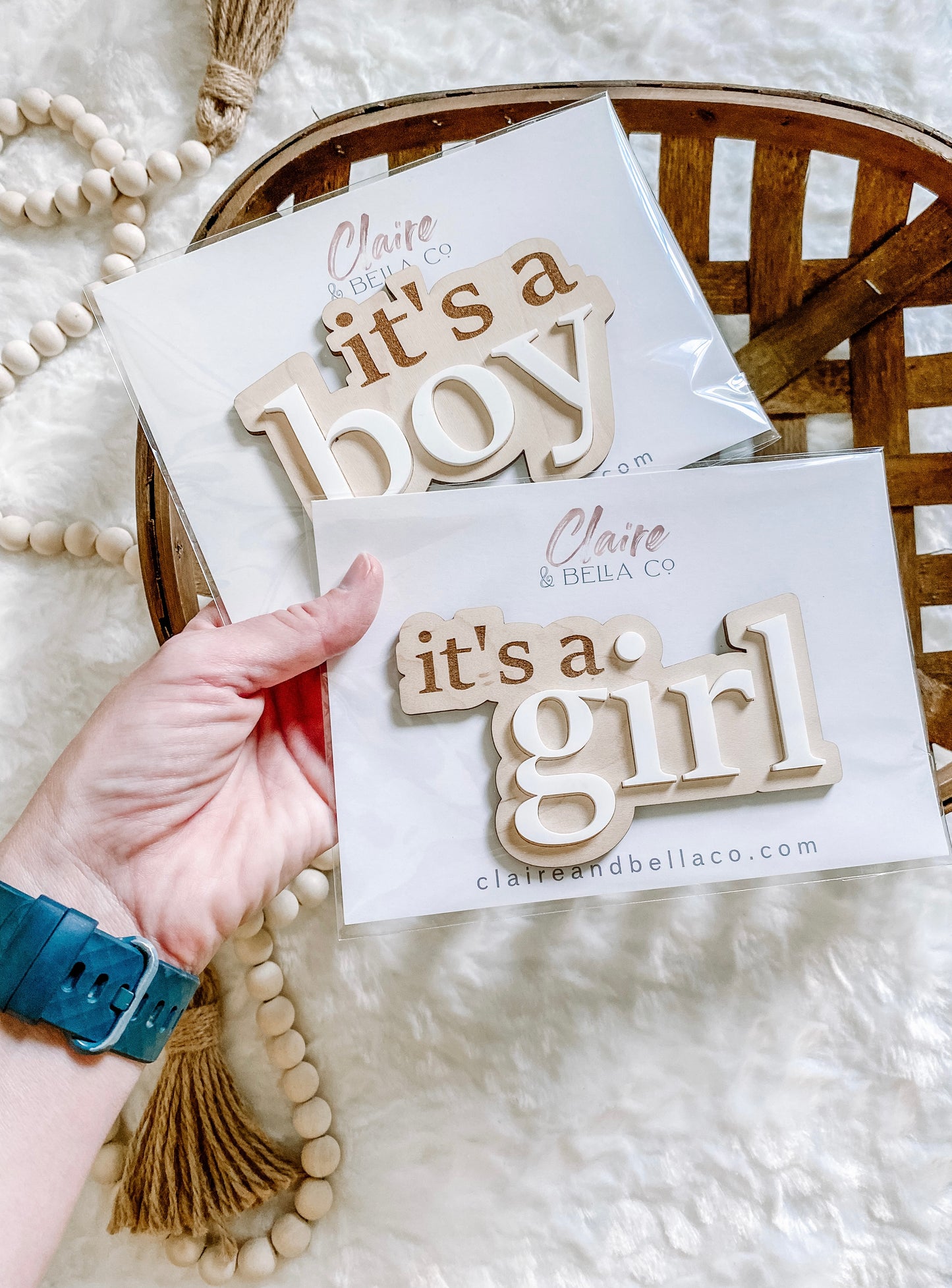 It's a Boy/Girl Gender Reveal Sign