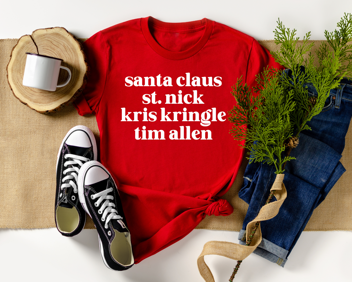 Tim Allen Santa Claus Christmas Tee