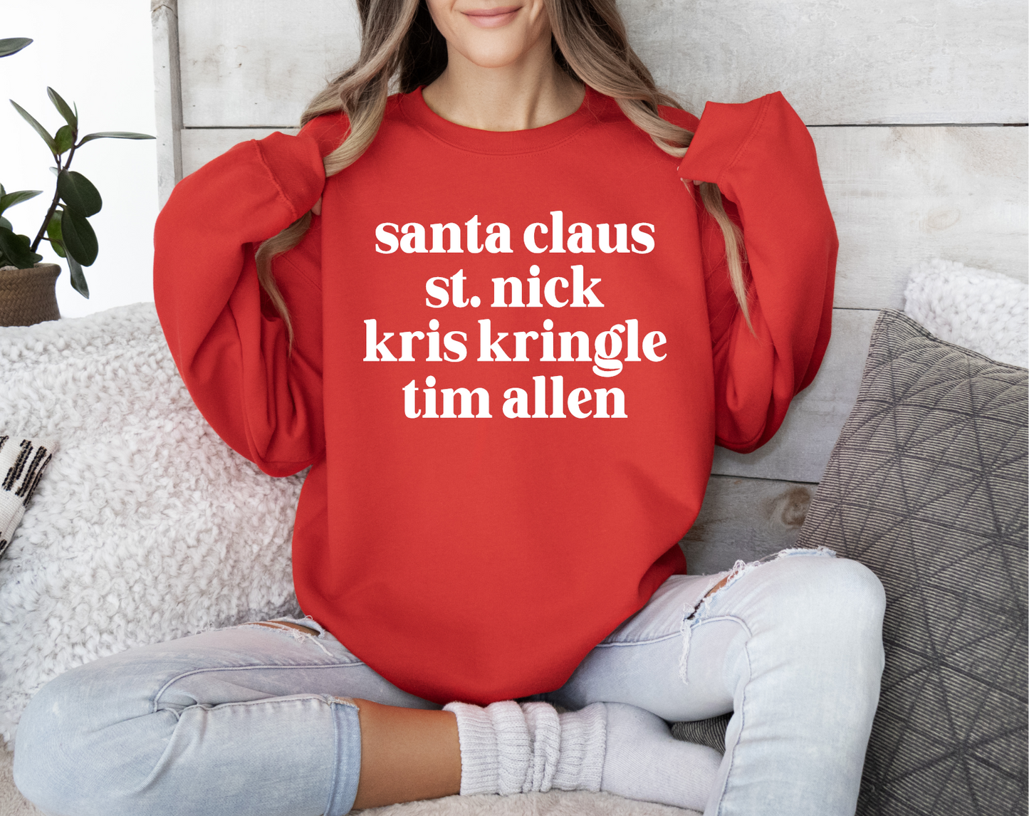 Tim Allen Santa Claus Holiday Fleece Sweatshirt