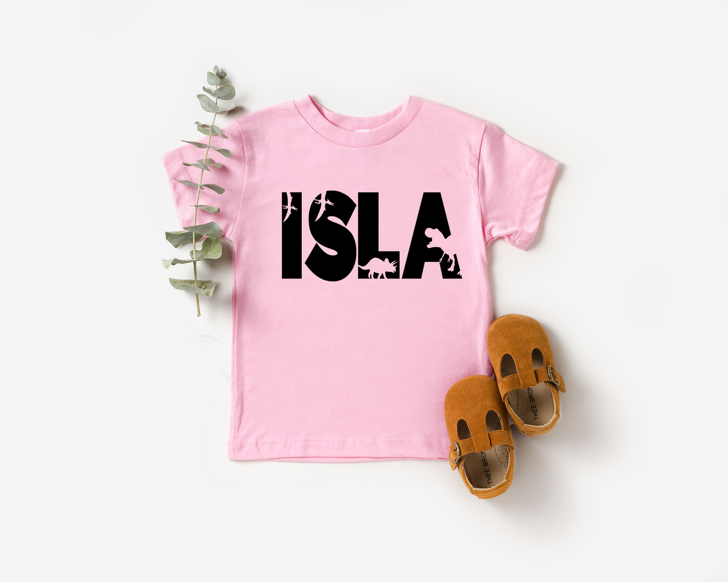 Custom Dinosaur Name Kid's Tee