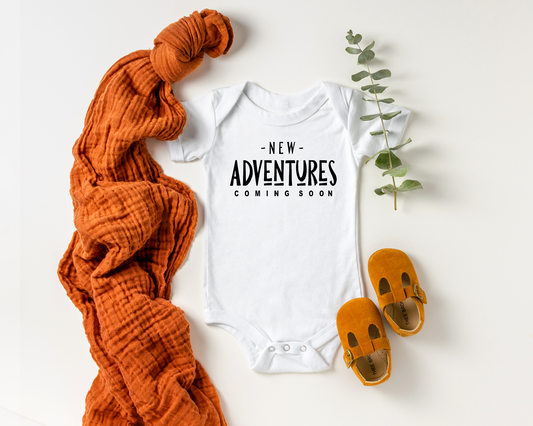 New Adventures Coming Soon Onesie