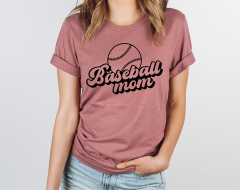 Baseball Mom Vintage Tee