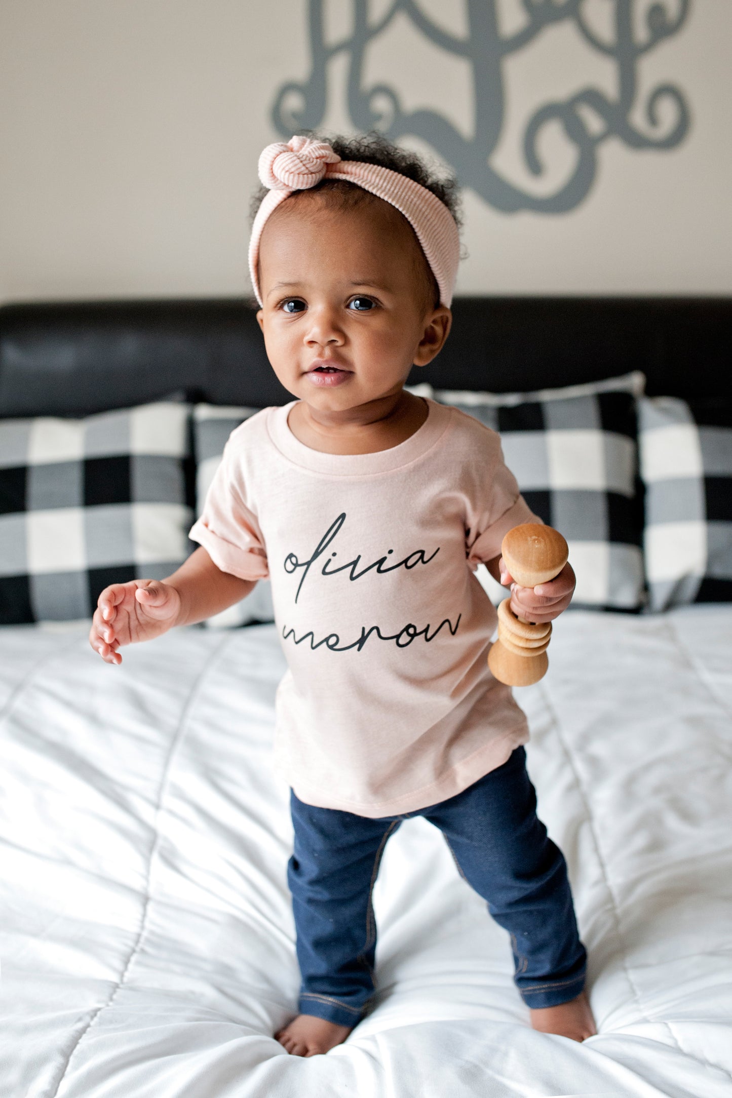 Toddler Script Name Tee