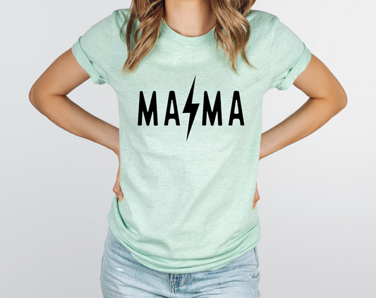 Mama Lightning Bolt Tee
