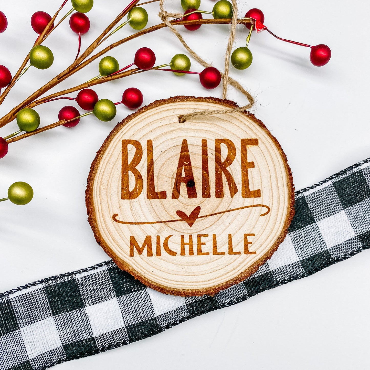 Custom Name Christmas Ornament