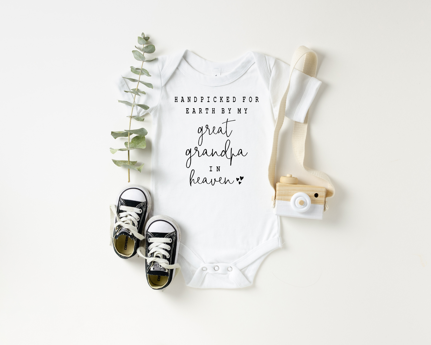 Handpicked for Earth by my Great Grandpa in Heaven Onesie