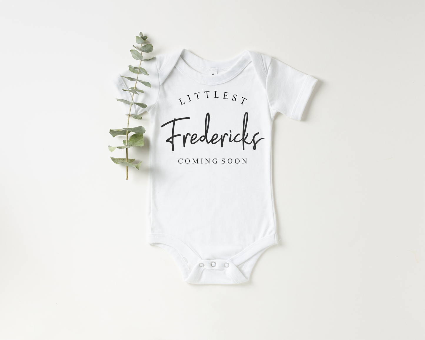 Littlest Custom Name Onesie