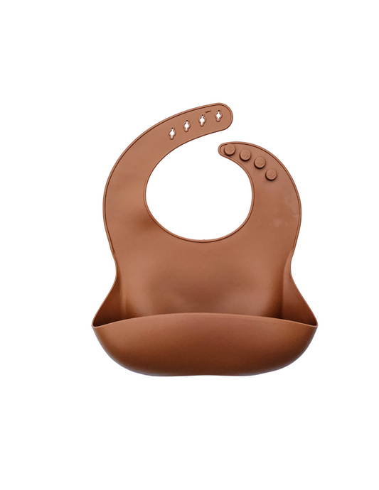 Silicone Bib - Clay