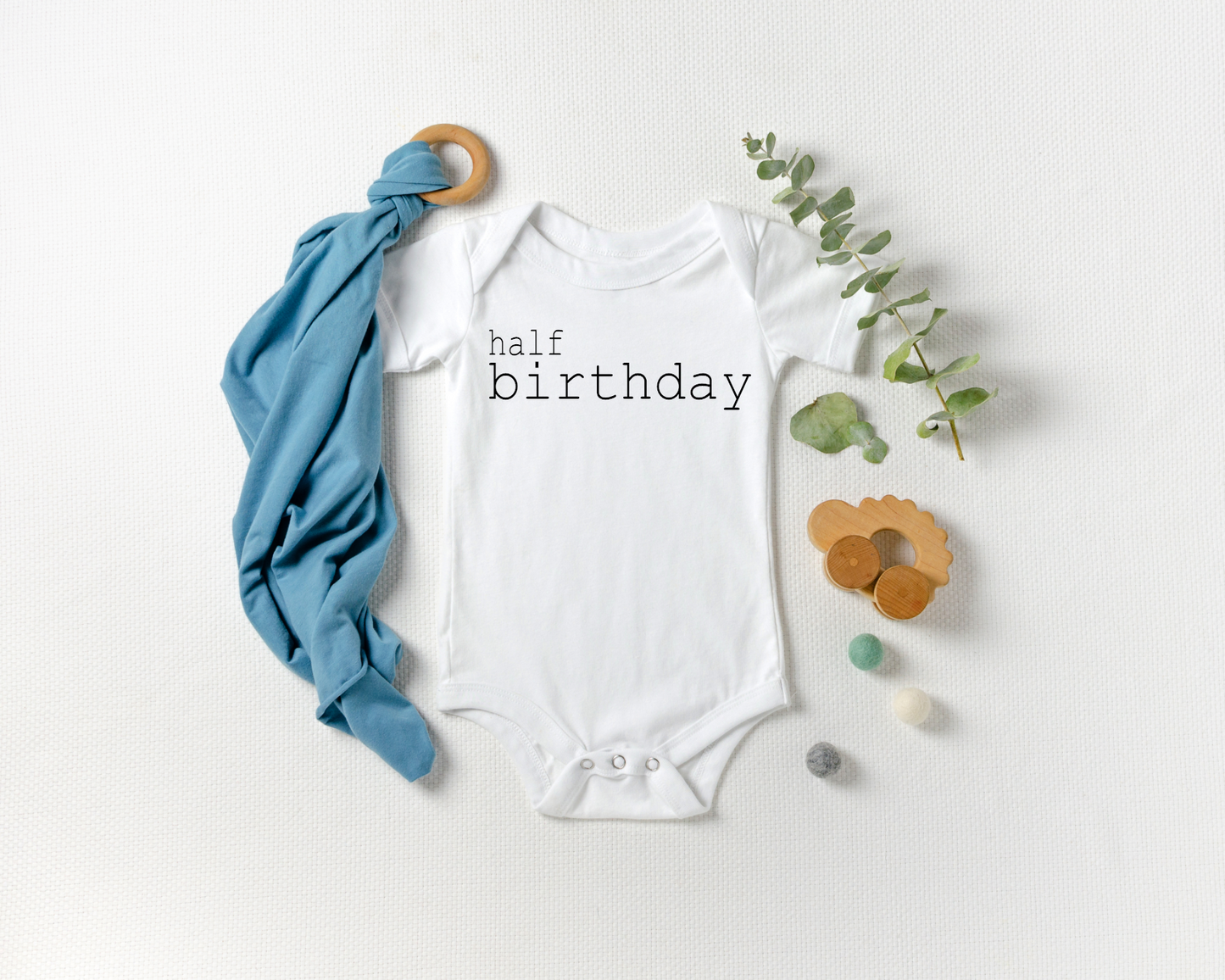 Half Birthday Milestone Onesie