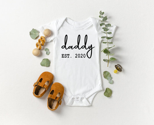 Daddy Established Onesie - Custom Date