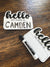 3D Hello I'm New hear Dry Erase baby Name Sign