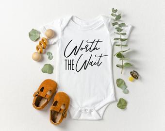 Worth the Wait IVF Onesie