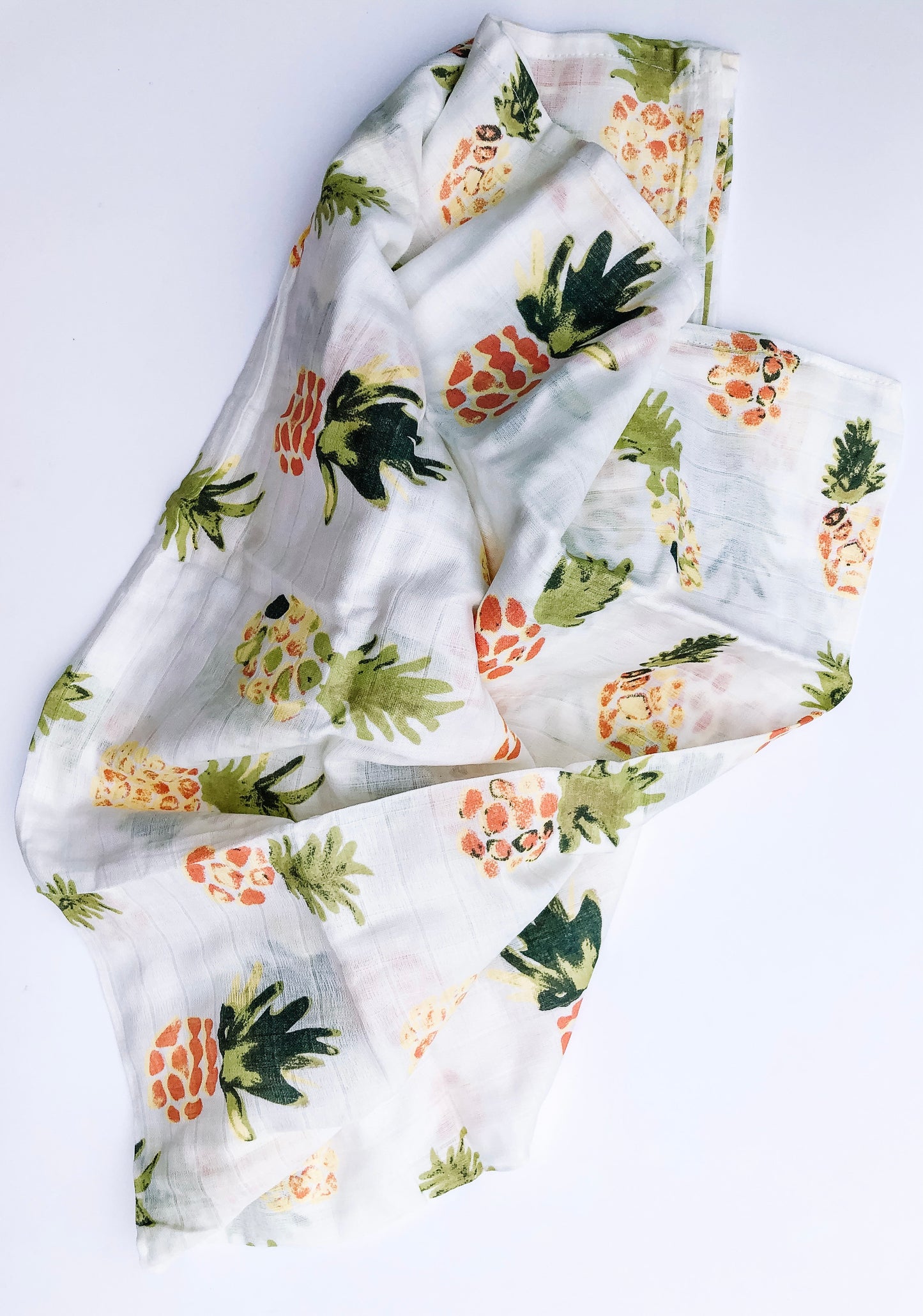 Pineapple 100% Bamboo Muslin Swaddle