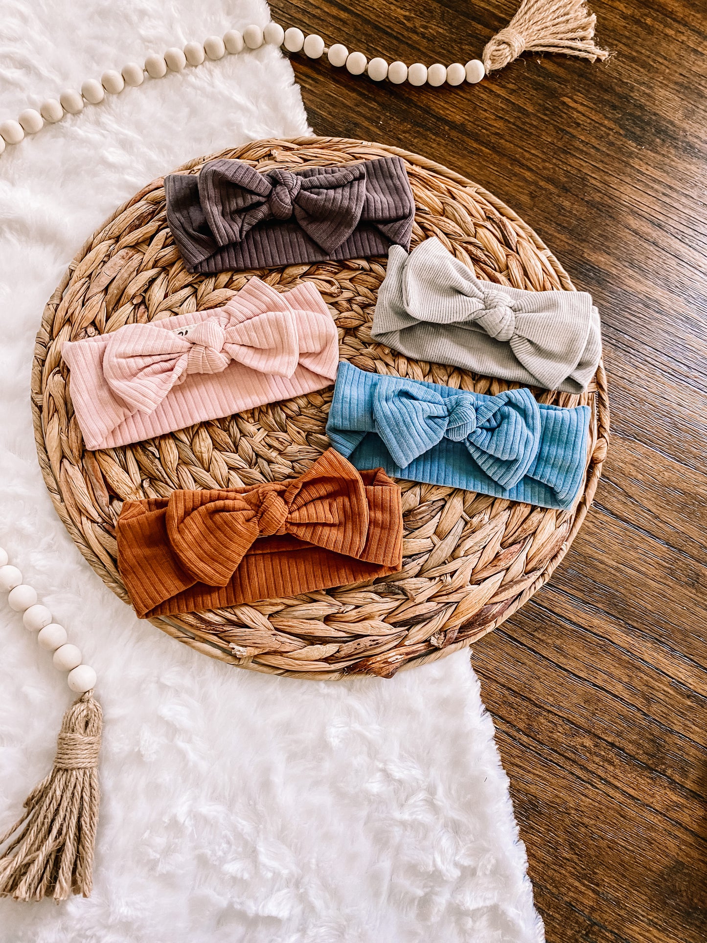 Spice Ribbed Organic Cotton Headband