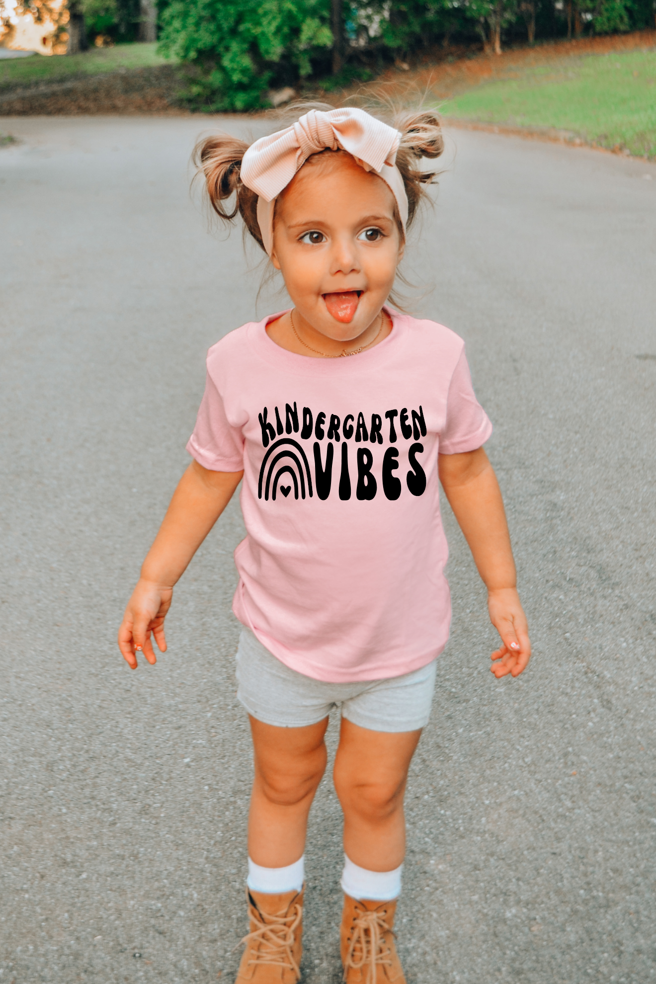 Kindergarten Vibes Kids Tee