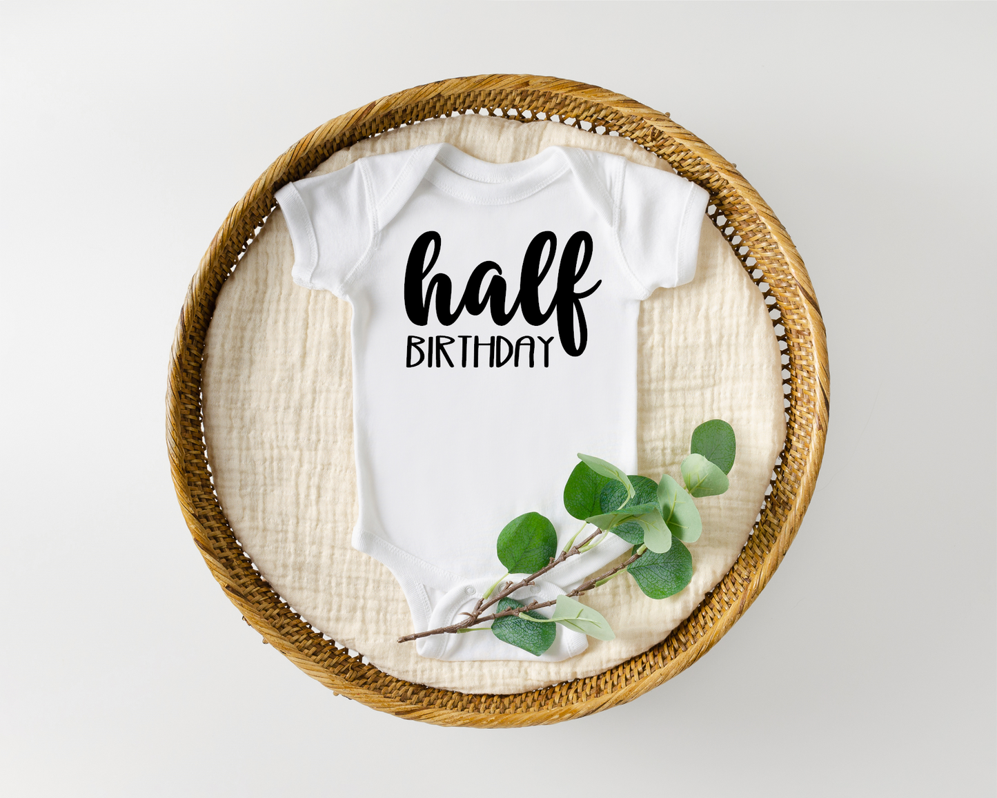 Half Birthday Milestone Onesie