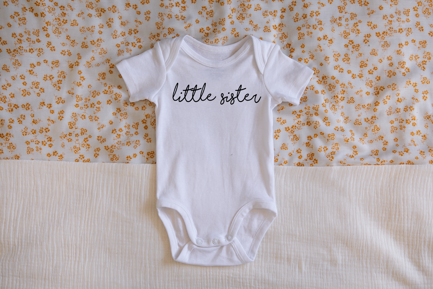 Little Sister Script Onesie