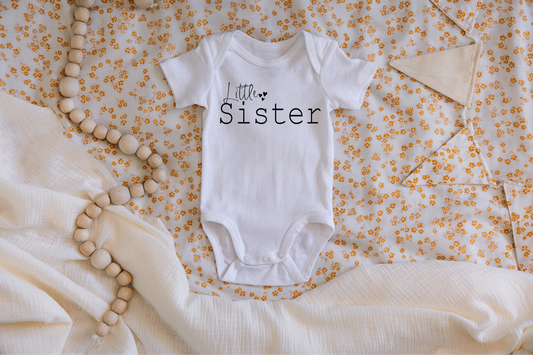 Little Sister Hearts Onesie