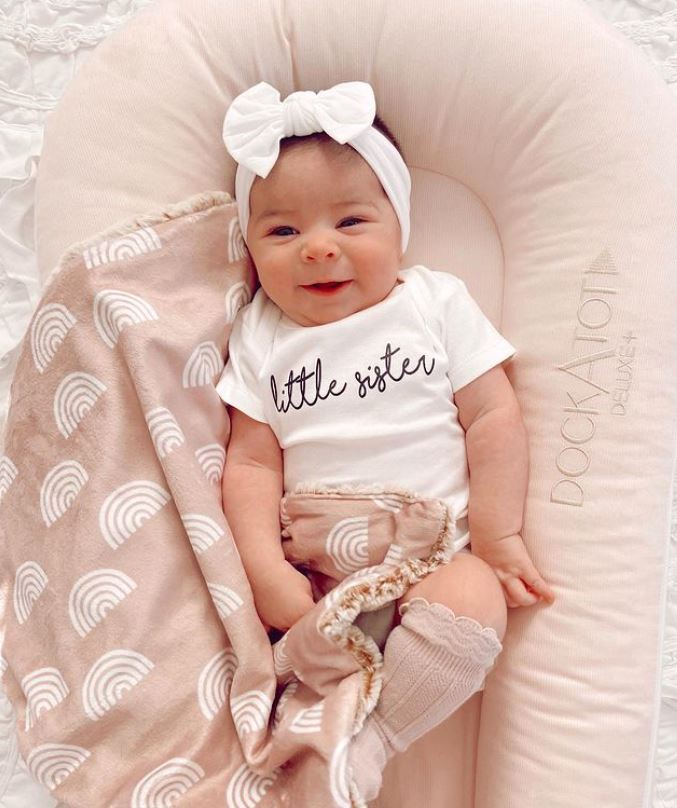 Little Sister Script Onesie