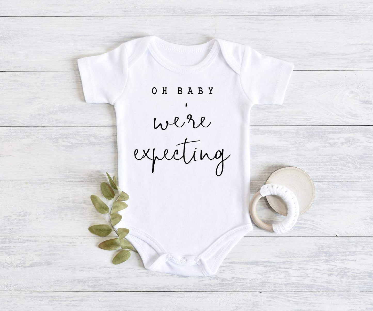 Oh Baby We're Expecting Onesie