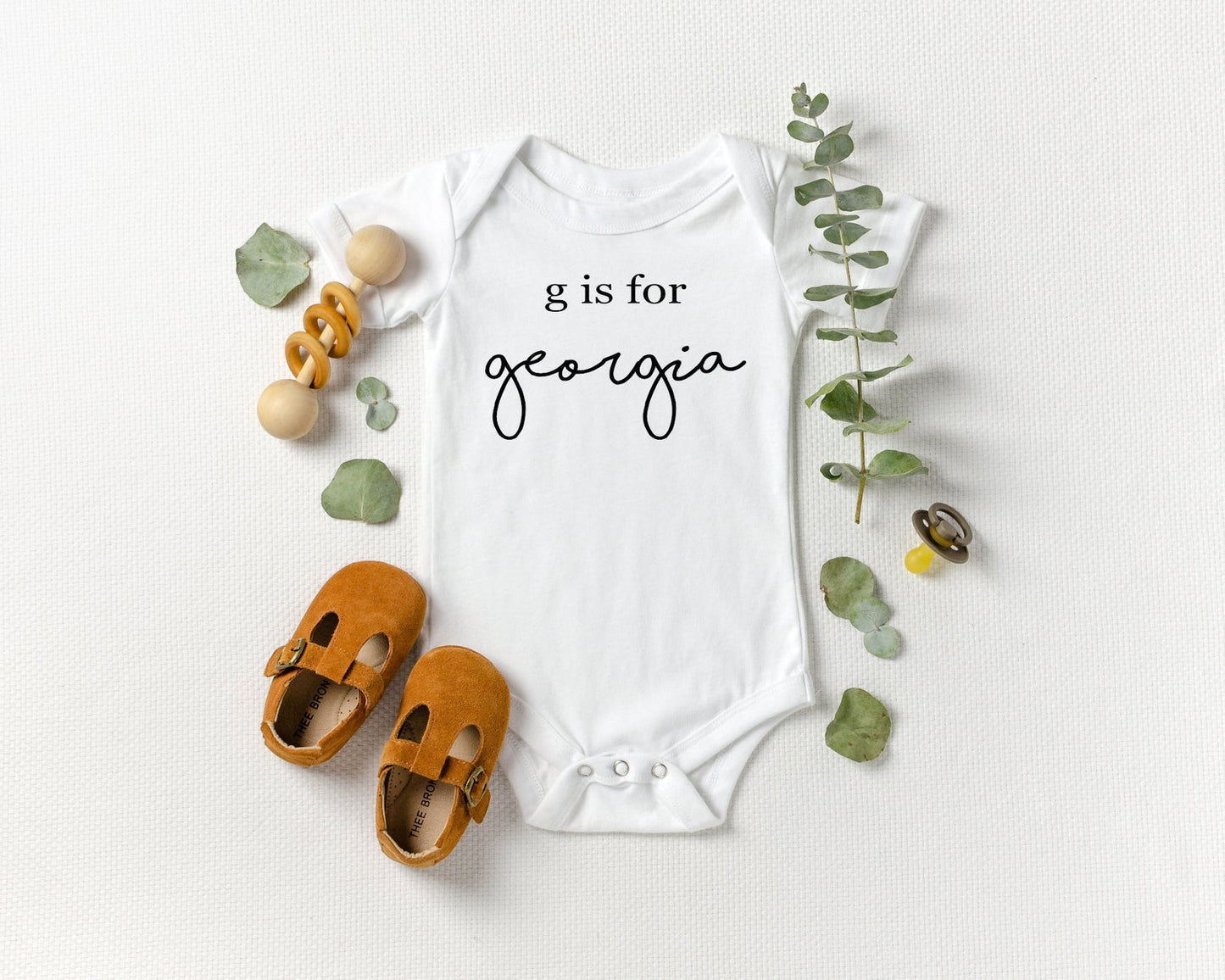 Cursive Lowercase Custom Name Onesie