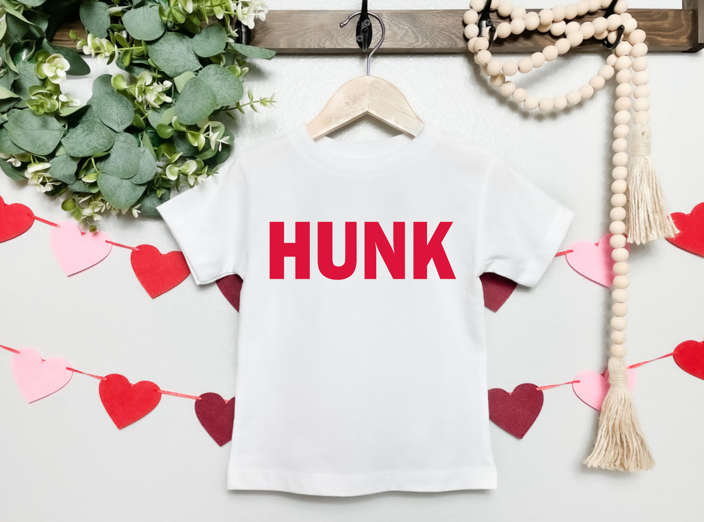 Hunk Toddler Tee - White